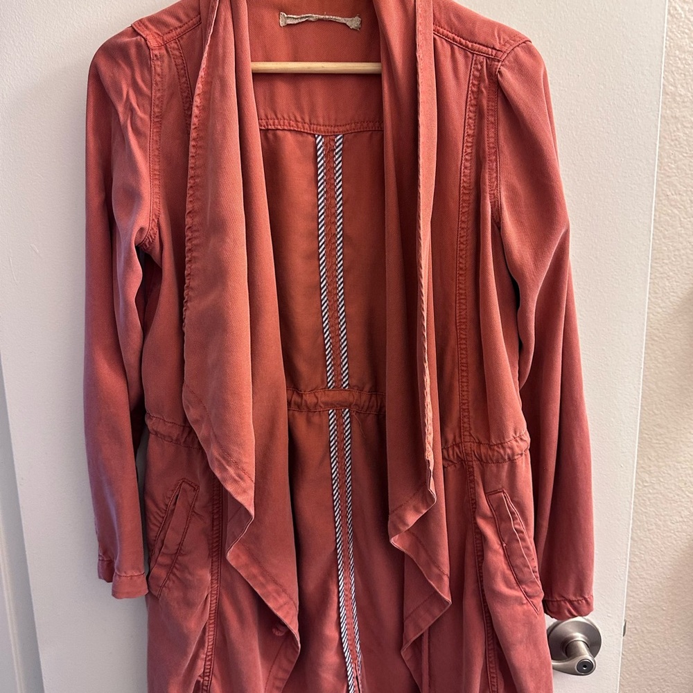 Women's Rust Open Front Jacket